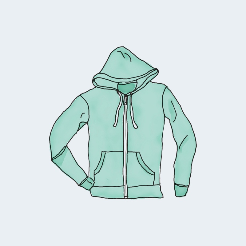 hoodie with zipper