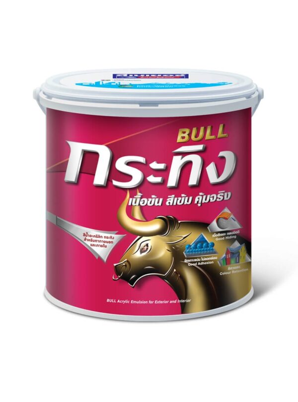 BULL Acrylic Emulsion for Exterior and Interior